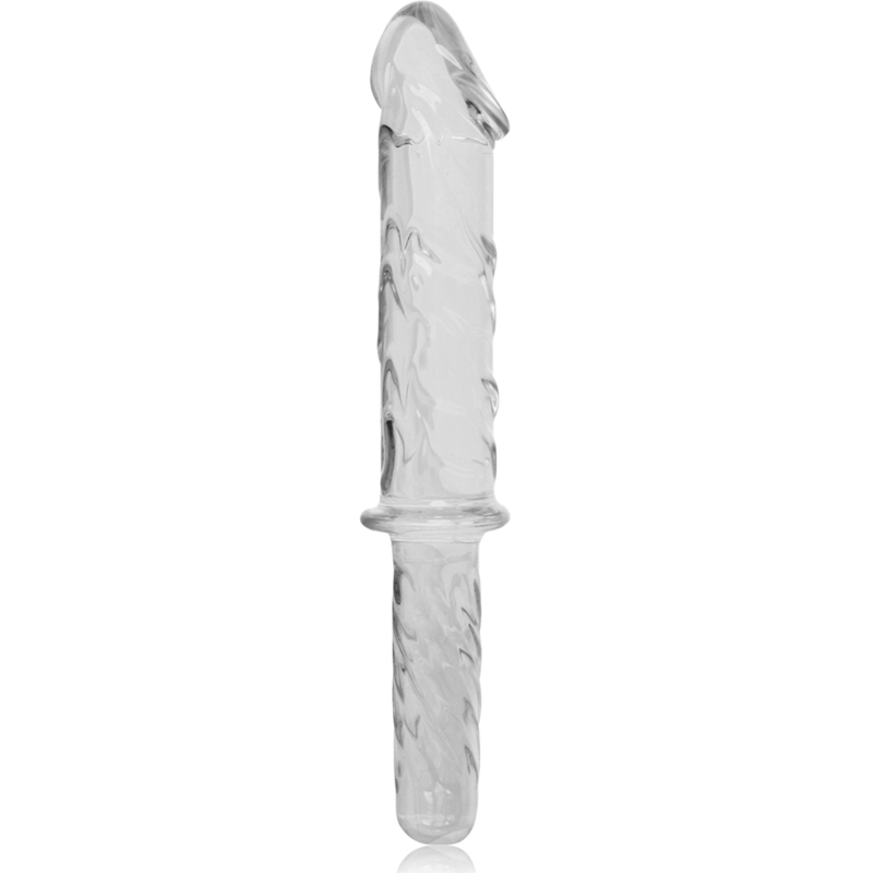 NEBULA SERIES BY IBIZA - MODEL 24 DILDO SZKŁO BOROKRZEMOWE PRZEŹROCZYSTE 28.5 CM -O- 5 CM