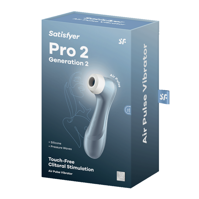 SATISFYER - PRO 2 STYMULATOR POWIETRZNYCH PULSACJI NIEBIESKI