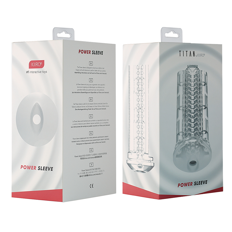 KIIROO - TITAN NAKŁADKA MASTURBACYJNA MOC + WYDAJNOŚĆ