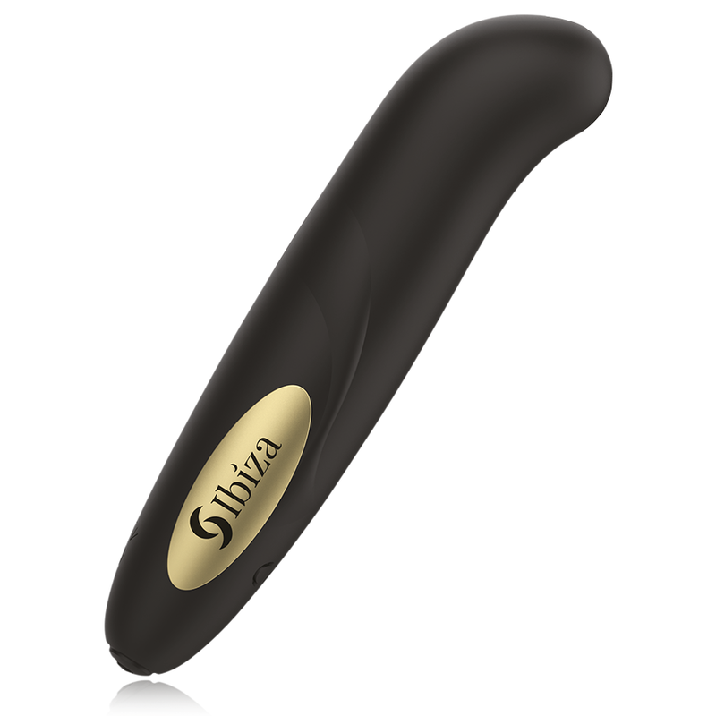IBIZA - STYMULATOR ŁECHTACZKI ŁADOWARKA USB 10 TRYBÓW WIBRACJI ZŁOTY 13 X 2,9