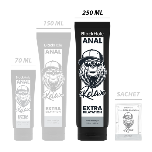 BLACK HOLE - ŻEL WODNY DO DYLATACJI ANALNEJ 250 ML