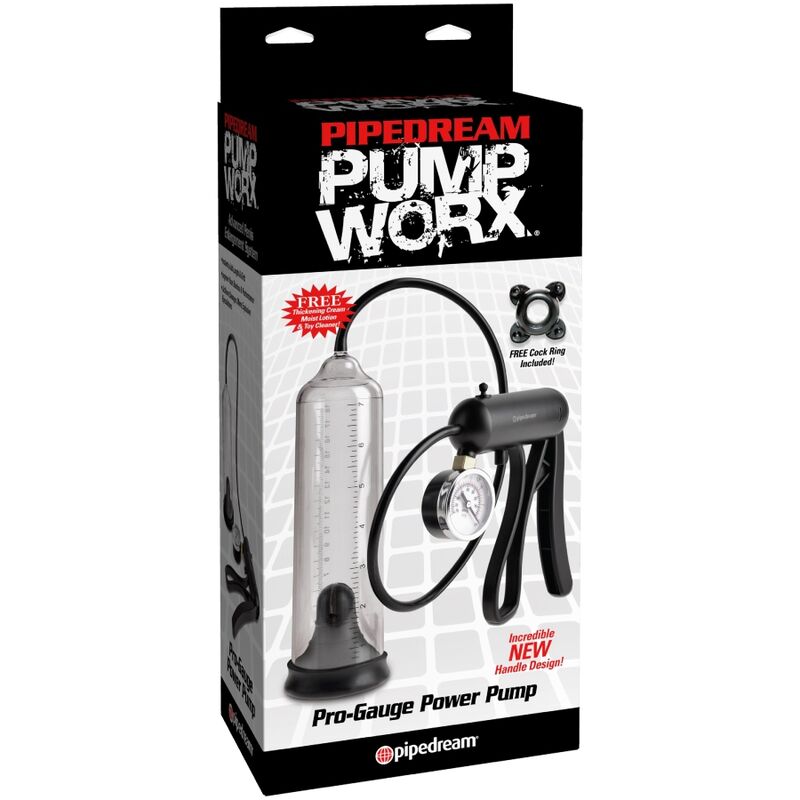 PUMP WORX - PRO-GAUGE POMPKA SIŁOWA PRZEŹROCZYSTA