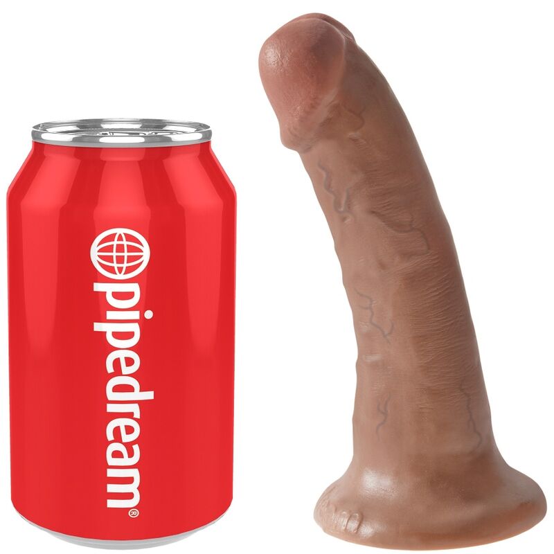 KING COCK - REALISTYCZNY PENIS 15 CM KARMELOWY