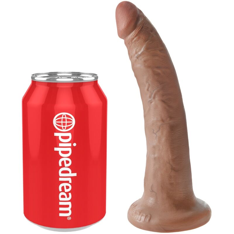 KING COCK - REALISTYCZNY PENIS 17,5 CM KARMEL