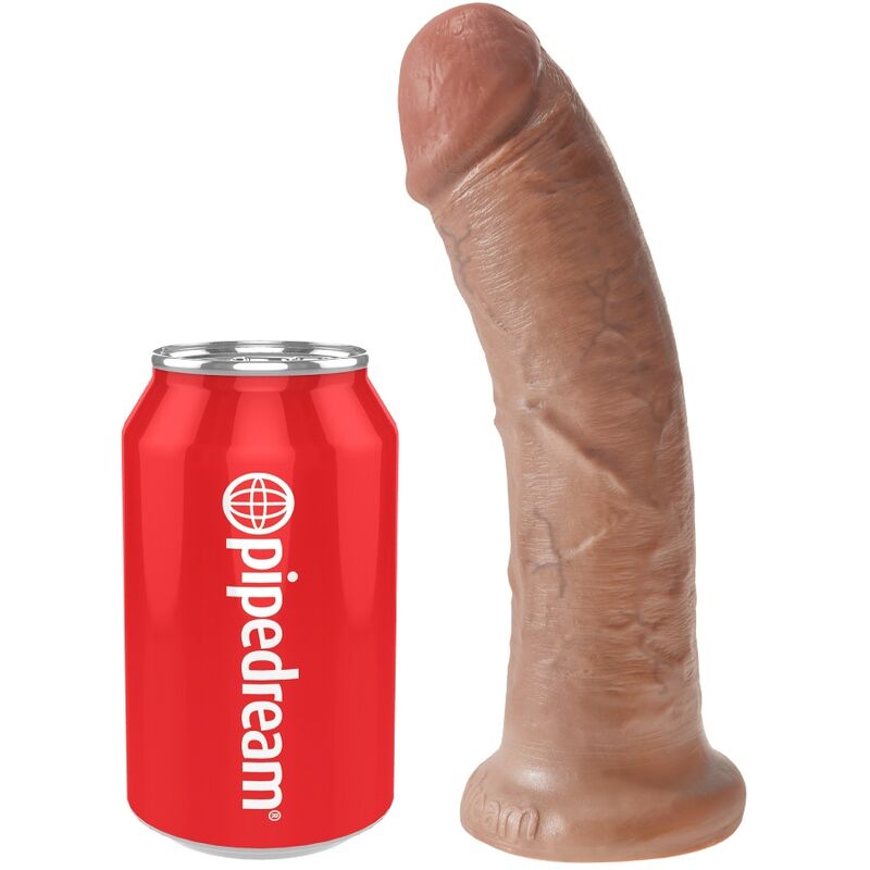 KING COCK - REALISTYCZNY PENIS 19,5 CM KARMELOWY