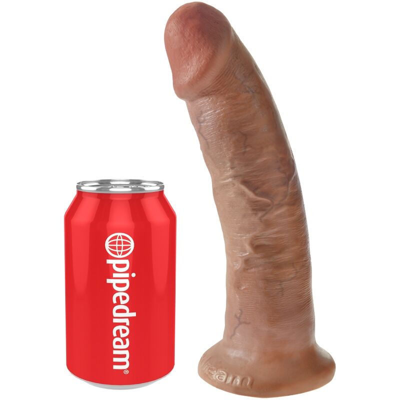 KING COCK - REALISTYCZNY PENIS 21,7 CM KARMELOWY