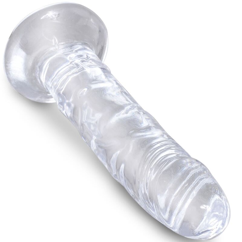 KING COCK - REALISTYCZNY PENIS 15,5 CM PRZEZROCZYSTY