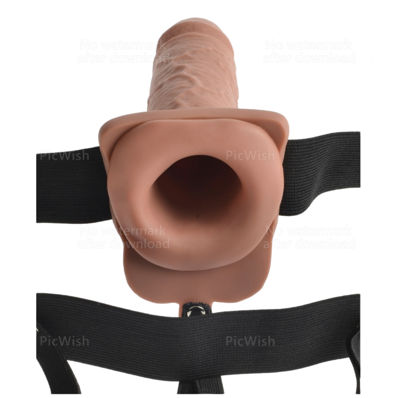 SERIA FETISH FANTASY – REGULOWANE SZELKI REALISTYCZNY PENIS Z JAJAMI AKUMULATOROWY I WIBRATOR 17,8 CM