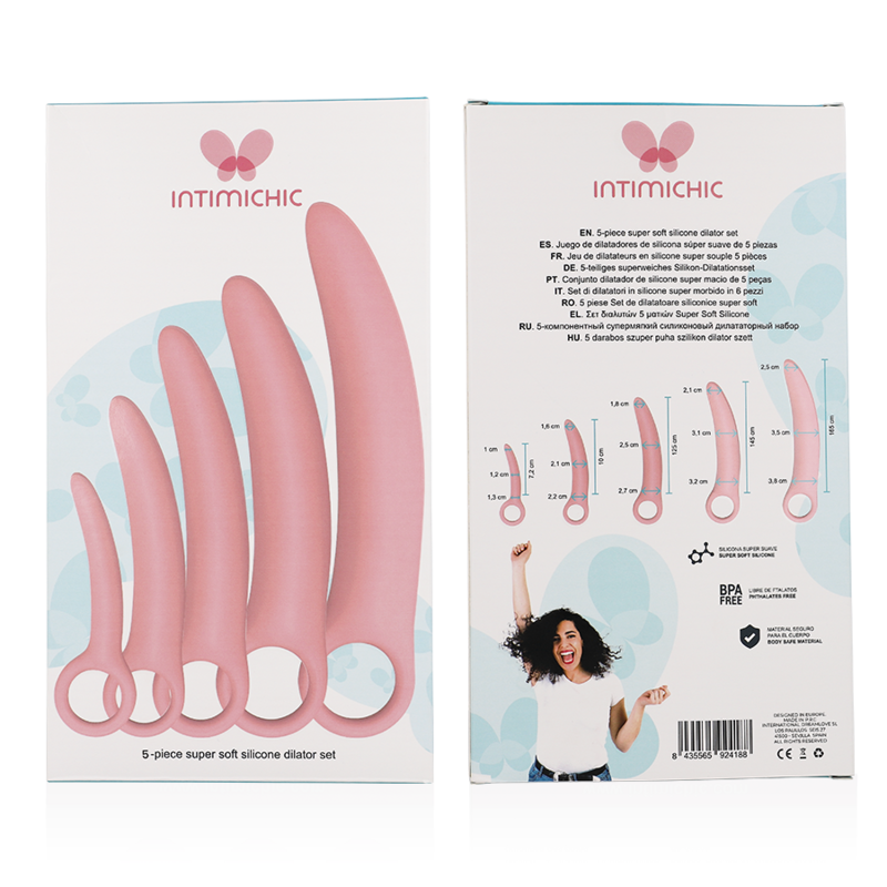 INTIMICHIC - DYLATOR SILIKONOWY ZESTAW 5 SZTUK