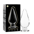 SERIA NEBULA BY IBIZA – MODEL 4 KOREK ANALNY ZE SZKŁA BOROKRZEMOWEGO PRZEZROCZYSTY 11 CM -O- 5 CM