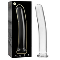 SERIA NEBULA BY IBIZA - DILDO MODEL 9 ZE SZKŁA BOROKRZEMIANOWEGO PRZEZROCZYSTE 15,5 CM -O- 2,5 CM