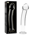 SERIA NEBULA FIRMY IBIZA - MODEL 11 DILDO ZE SZKŁA BOROKRZEMIANOWEGO PRZEŹROCZYSTE 16 CM -O- 3 CM