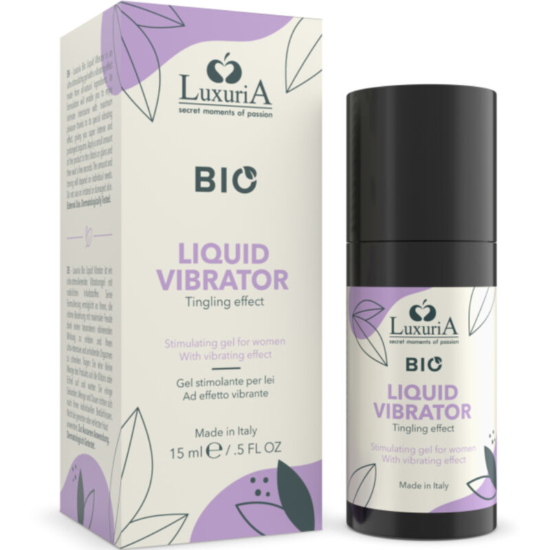 INTIMATELINE LUXURIA - BIO STYMULUJĄCY ŻEL Z EFEKTEM WIBRUJĄCYM DLA KOBIET 15 ML