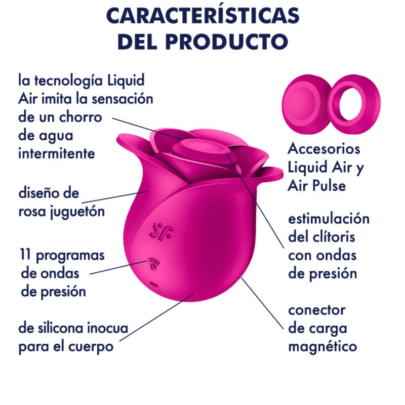 SATISFYER - WIBRATOR AIR PULSE PRO 2 MODERN BLOSSOM