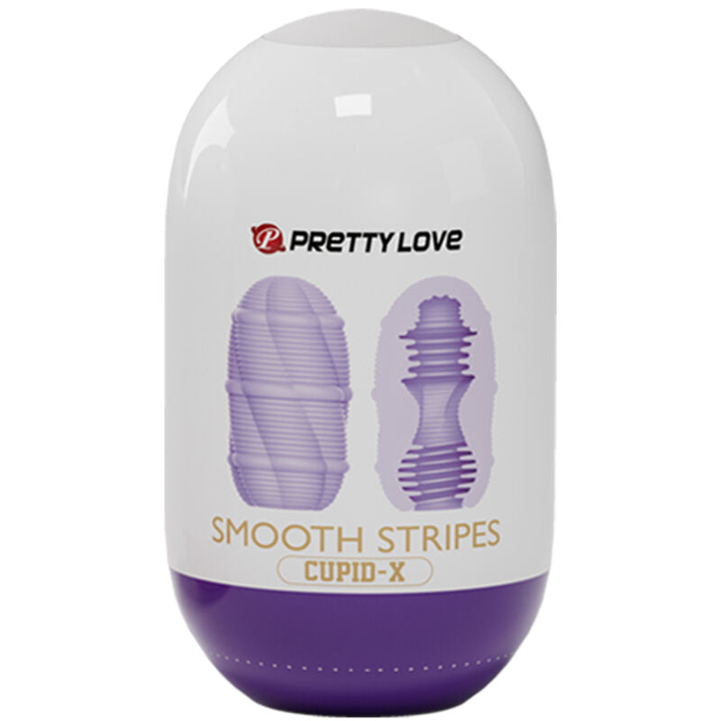 PRETTY LOVE - KUBEK DO MASTURBACJI W KSZTAŁCIE JAJKA O GŁADKICH PASECZKACH CUPID