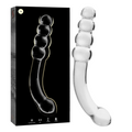 SERIA NEBULA FIRMY IBIZA - MODEL 14 DILDO SZKŁO BOROKRZEMOWE PRZEŹROCZYSTE 18,5 CM -O- 3 CM