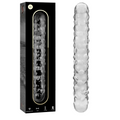 SERIA NEBULA BY IBIZA - MODEL 15 DILDO SZKŁO BOROKRZEMOWE PRZEŹROCZYSTE 18,5 CM -O- 3 CM