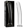 SERIA NEBULA BY IBIZA – MODEL 17 DILDO SZKŁO BOROKRZEMIANOWE PRZEŹROCZYSTE 18,5 CM -Ø- 3 CM
