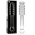 SERIA NEBULA FIRMY IBIZA - MODEL 20 DILDO SZKŁO BOROKRZEMIANOWE PRZEŹROCZYSTE 20,5 CM -O- 3 CM
