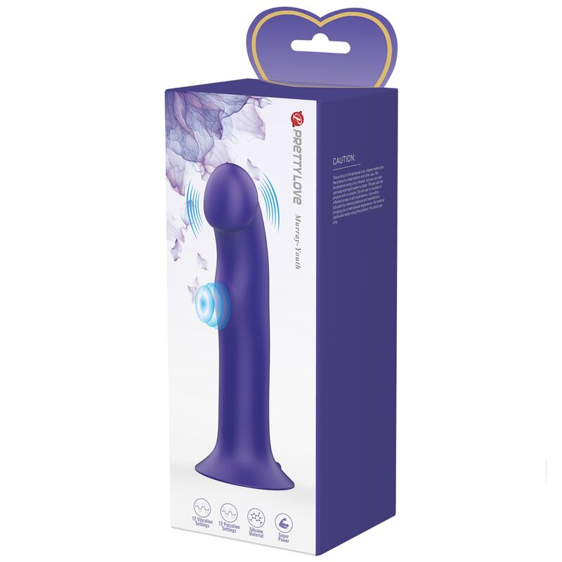 PRETTY LOVE – WIBRUJĄCE DILDO MURRAY YOUTH I AKUMULATOROWA WIBRUJĄCA KULA VIOLET