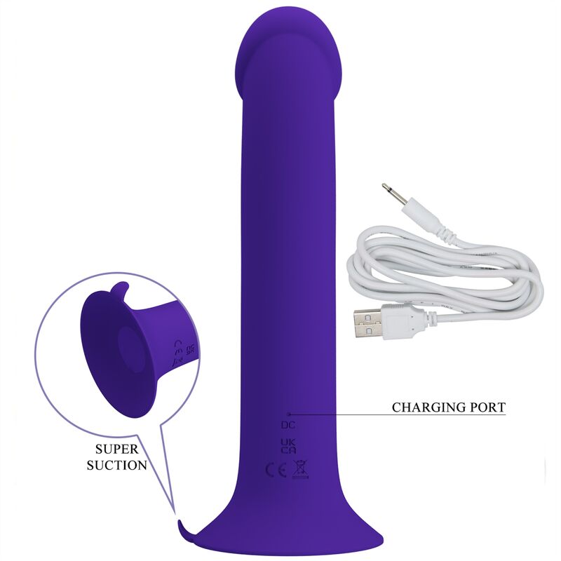PRETTY LOVE – WIBRUJĄCE DILDO MURRAY YOUTH I AKUMULATOROWA WIBRUJĄCA KULA VIOLET