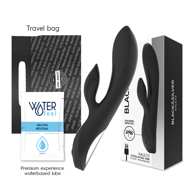 BLACK&SILVER - WIBRATOR KAULTZ Z KONTROLĄ DOTYKOWĄ