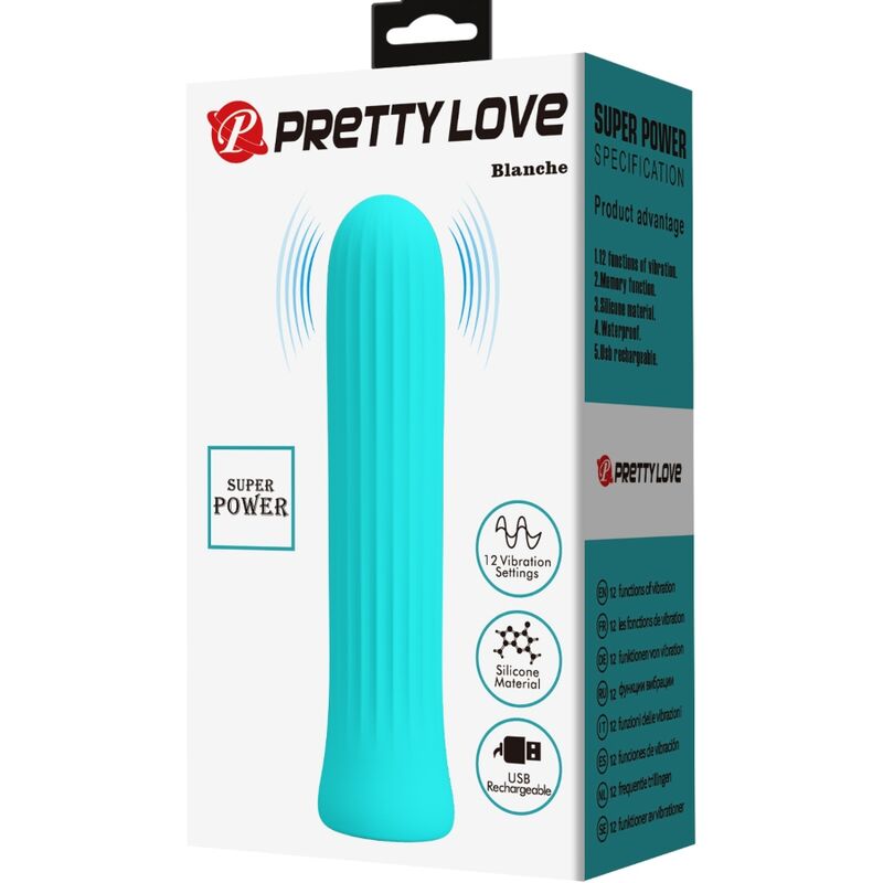 PRETTY LOVE - BLANCHE BLUE WIBRUJĄCY STYMULATOR