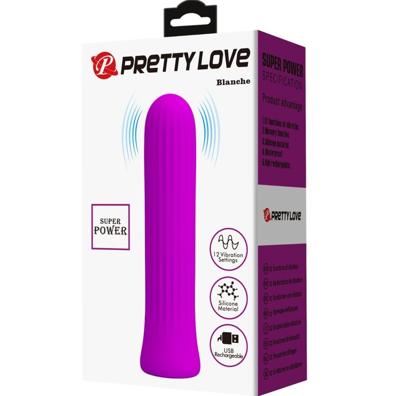PRETTY LOVE - BLANCHE RÓŻOWY WIBRATOR STYMULUJĄCY
