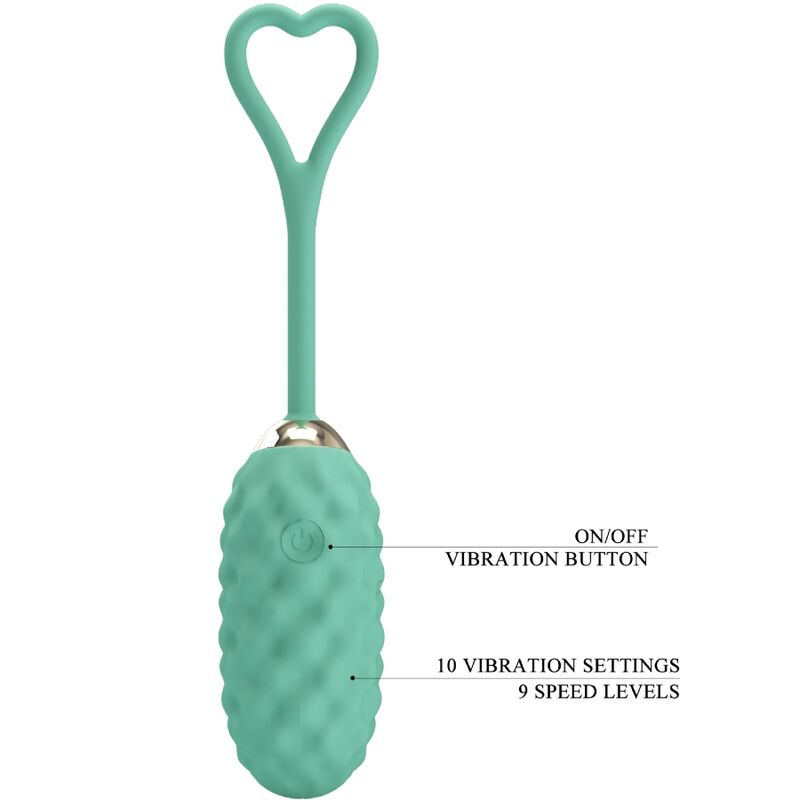 PRETTY LOVE - WIBRUJĄCE JAJKO VIVIAN GREEN STEROWANE PILOTEM