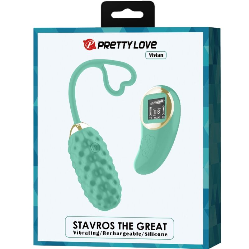 PRETTY LOVE - WIBRUJĄCE JAJKO VIVIAN GREEN STEROWANE PILOTEM
