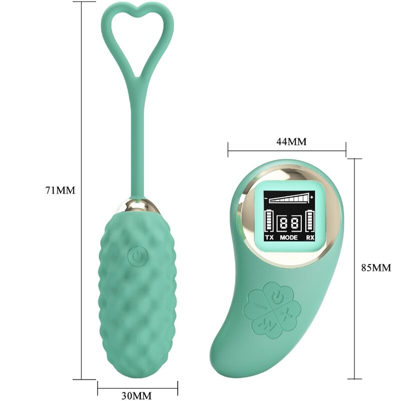 PRETTY LOVE - WIBRUJĄCE JAJKO VIVIAN GREEN STEROWANE PILOTEM