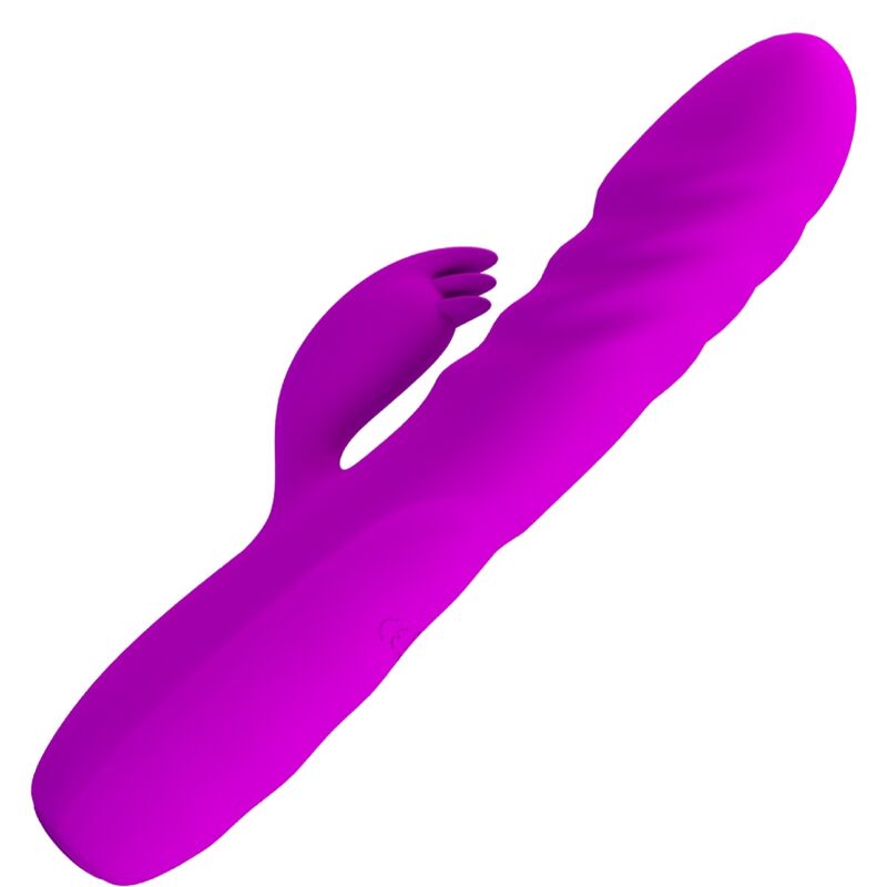 PRETTY LOVE - MELANIE FIOLETOWY WIBRATOR-KRÓLICZEK Z MOŻLIWOŚCIĄ ŁADOWANIA