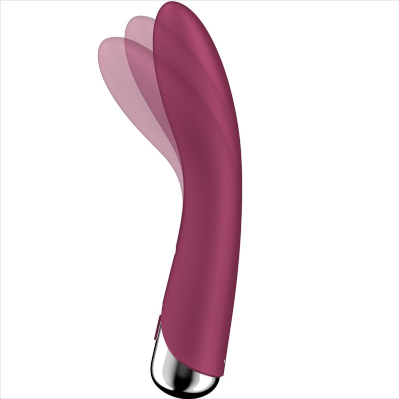 SATISFYER - WIBRATOR OBROTOWY PUNKTU G SPINNING VIBE 1 CZERWONY