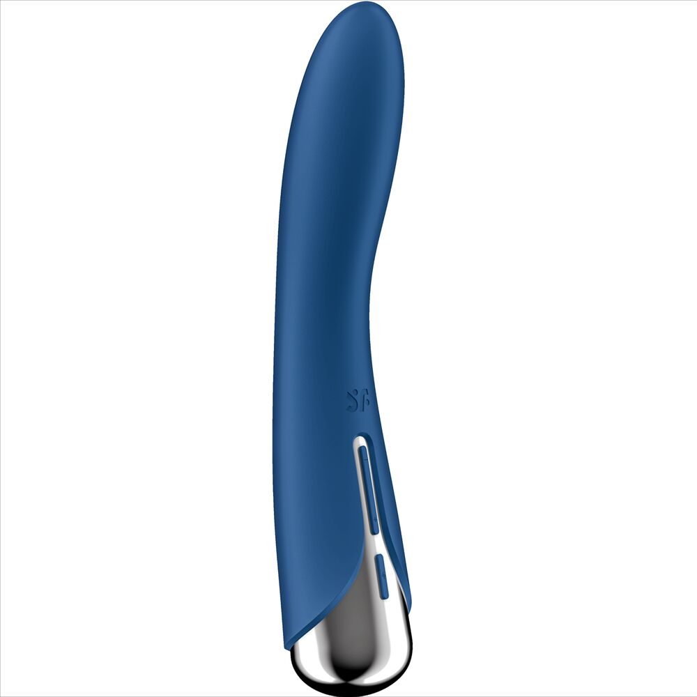 SATISFYER - WIBRATOR OBROTOWY PUNKT G SPINNING VIBE 1 NIEBIESKI
