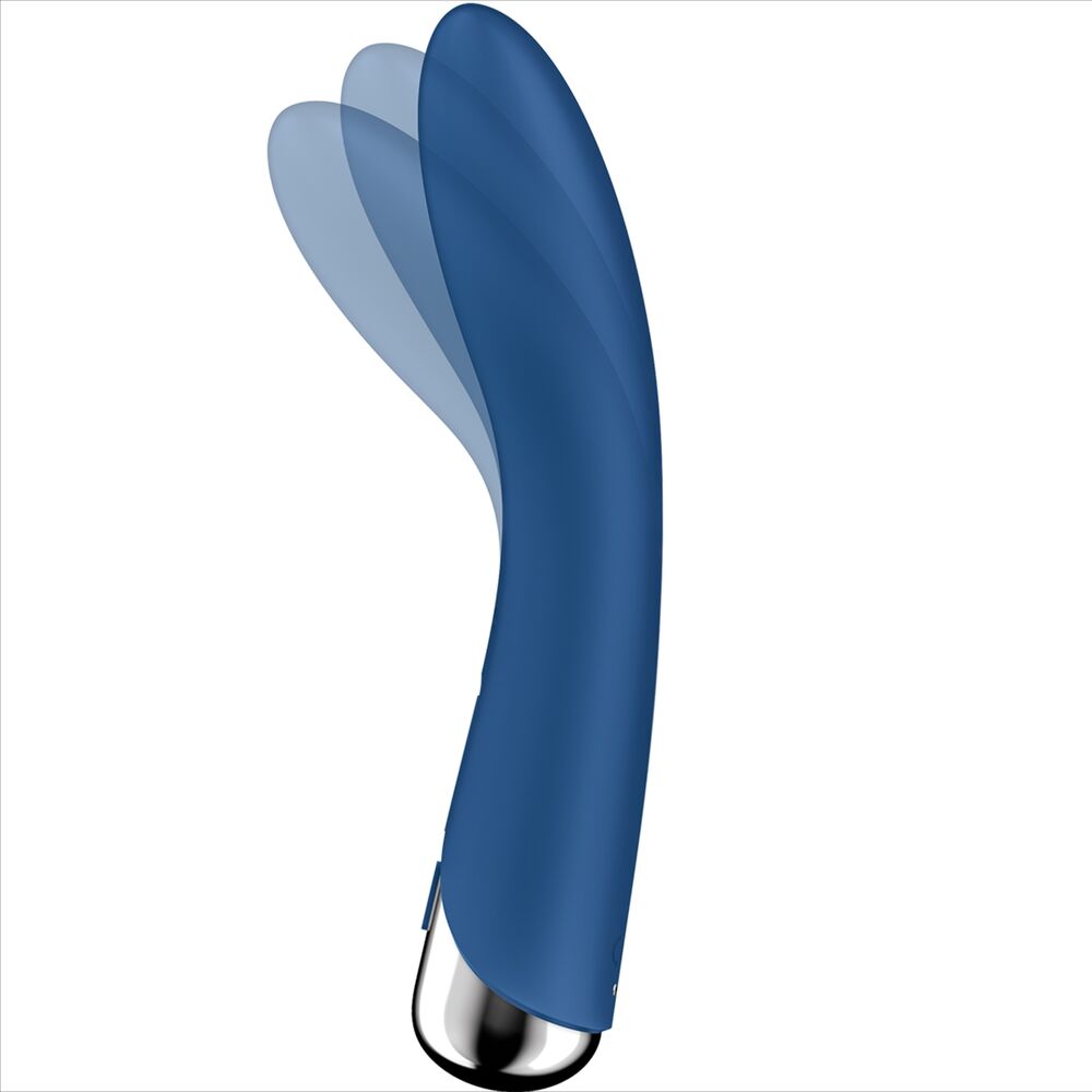 SATISFYER - WIBRATOR OBROTOWY PUNKT G SPINNING VIBE 1 NIEBIESKI