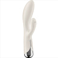 SATISFYER - WIBRUJĄCY KRÓLICZEK 1 STYMULATOR ŁECHTACZKI I PUNKTU G BEŻOWY