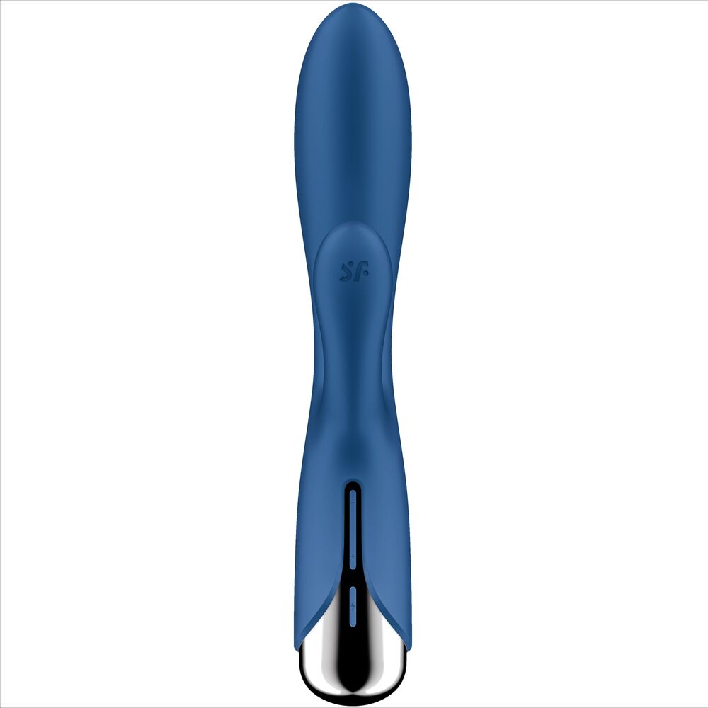 SATISFYER - WIBRATOR OBROTOWY KRÓLICZEK 1 STYMULACJA ŁECHTACZKI I PUNKTU G NIEBIESKI