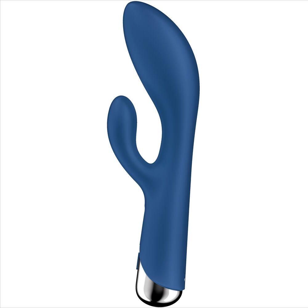 SATISFYER - WIBRATOR OBROTOWY KRÓLICZEK 1 STYMULACJA ŁECHTACZKI I PUNKTU G NIEBIESKI