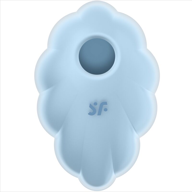 SATISFYER - CLOUD DANCER BLUE WIBRATOR Z PULSUJĄCYM POWIETRZEM