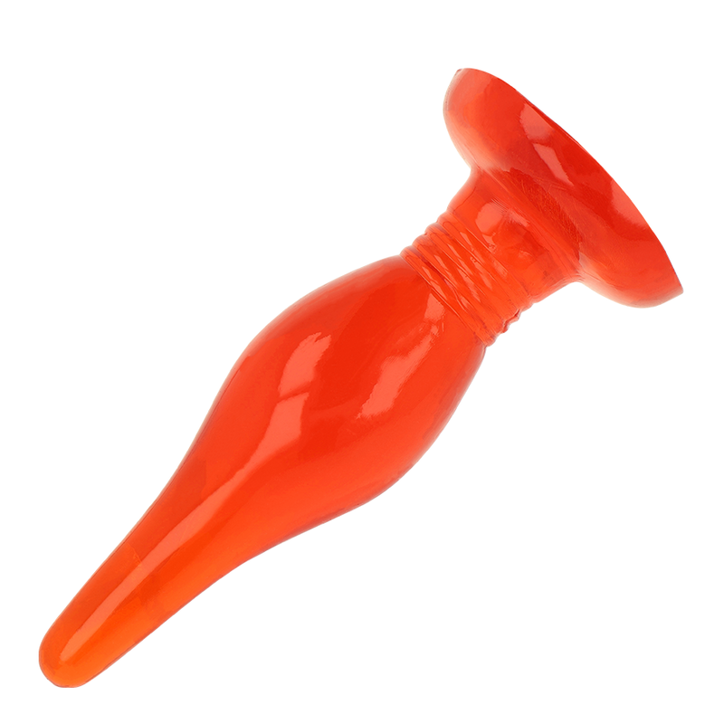 BAILE - CZERWONY MIĘKKI KOREK ANALNY 14,2 CM