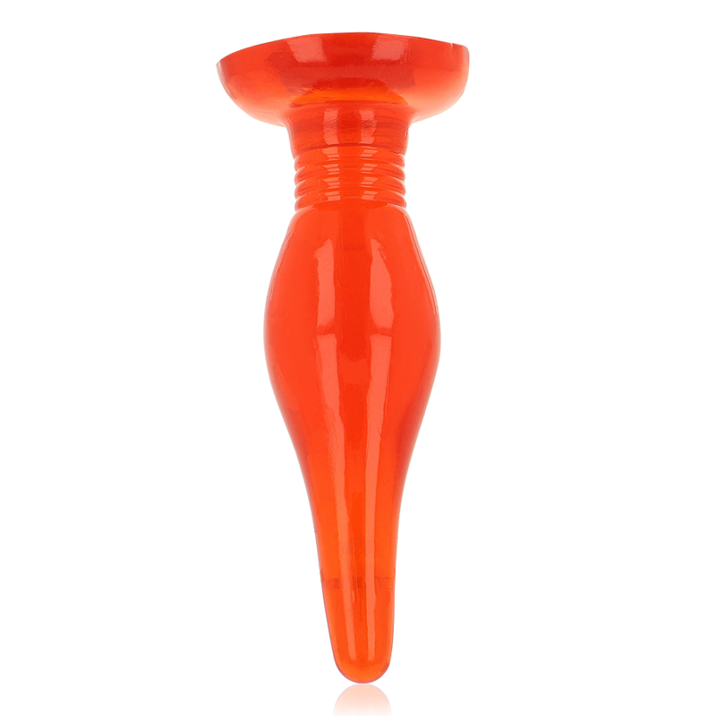 BAILE - CZERWONY MIĘKKI KOREK ANALNY 14,2 CM