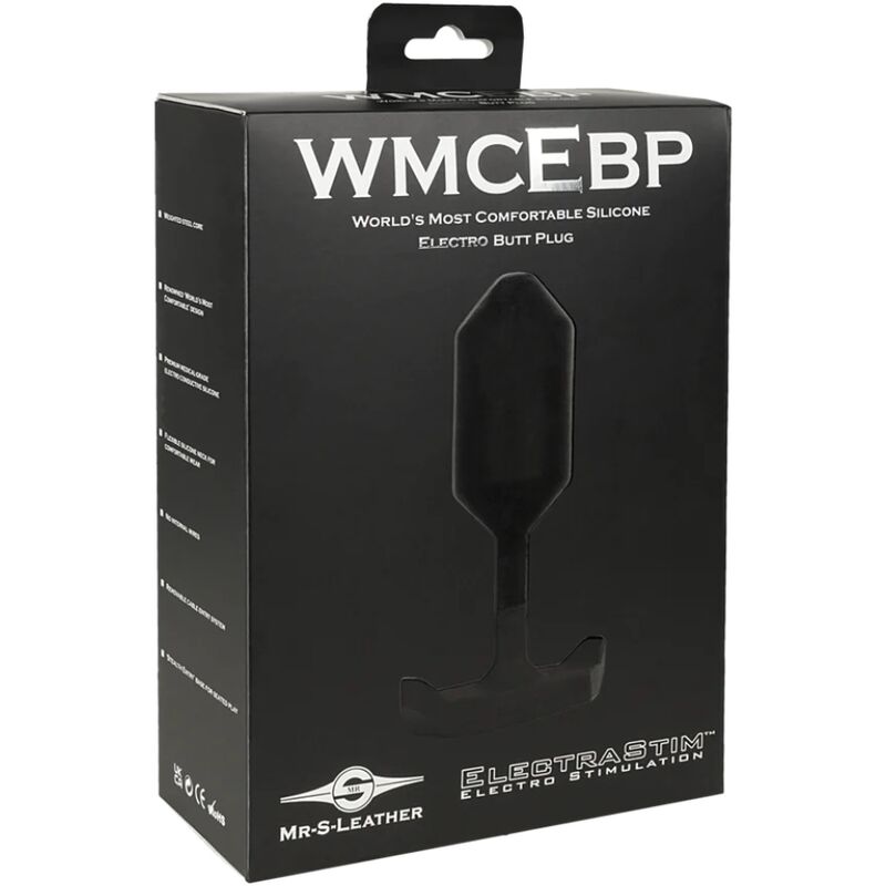 ELECTRASTIM - KOREK ANALNY ELEKTRYCZNY MR-S-LEATHER