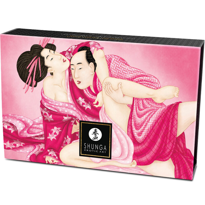 SHUNGA – ZESTAW PUDROWY DO MASAŻU JADALNEGO MALINA