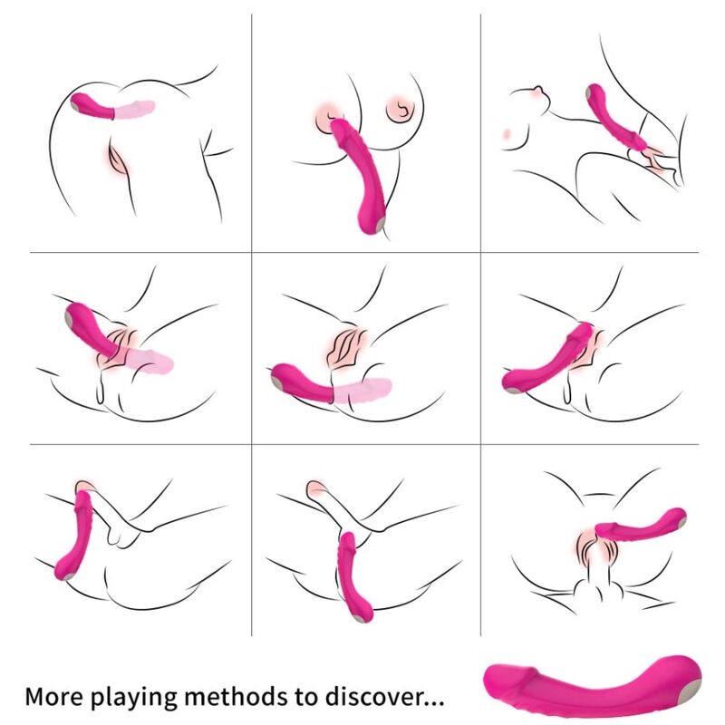 ARMONY - DILDO WIBRATOR NA PUNKT G SILIKONOWY FIOLETOWY