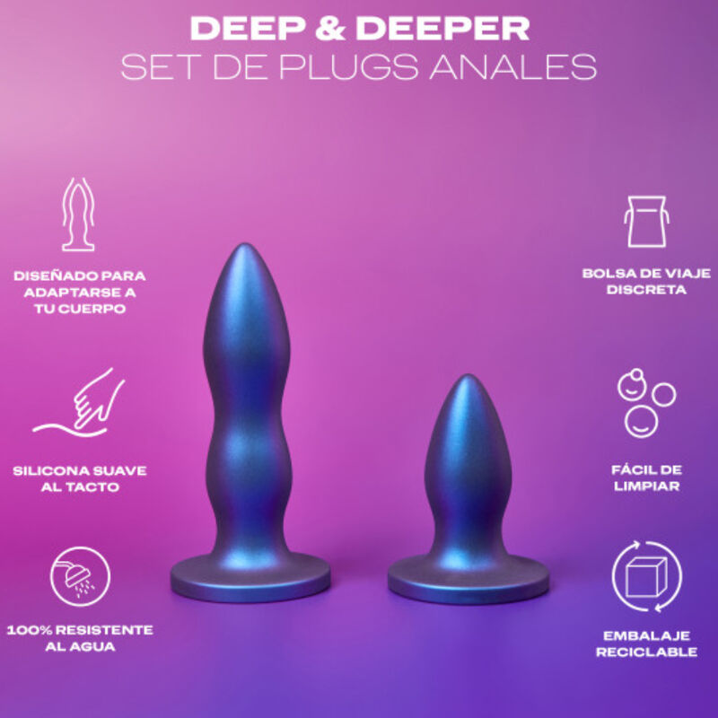 DUREX - ZESTAW ZABAWEK KOREK ANALNY GŁĘBOKO I GŁĘBIEJ