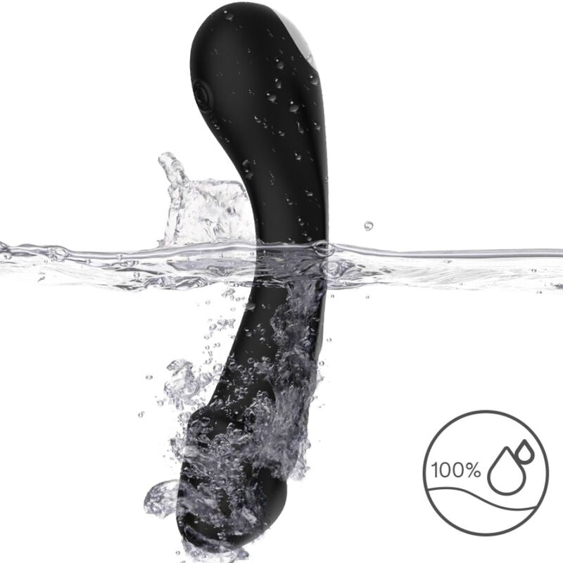 ARMONY - WIBRATOR DILDO PUNKT G SILIKONOWY CZARNY