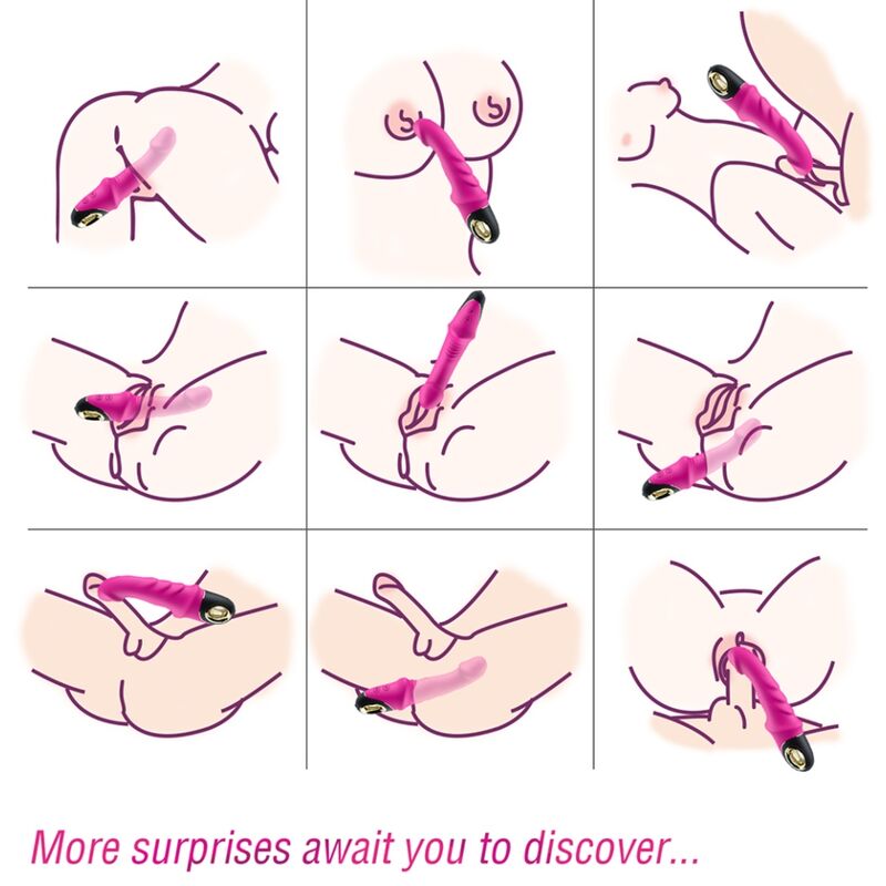 ARMONY - DILDO WIBRATOR OBROTOWY JOYBLADE FUKSJA