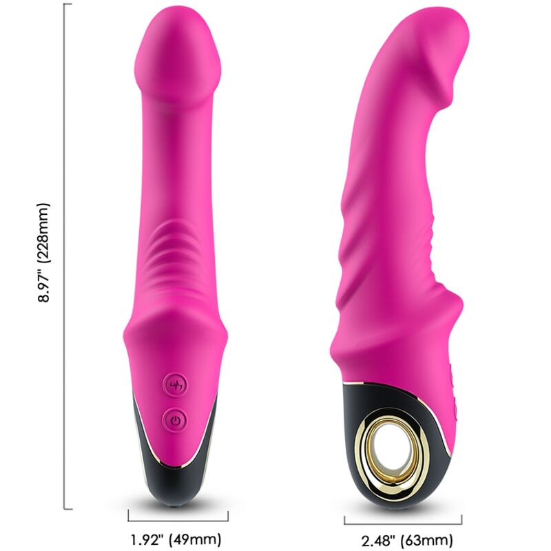 ARMONY - DILDO WIBRATOR OBROTOWY JOYBLADE FUKSJA