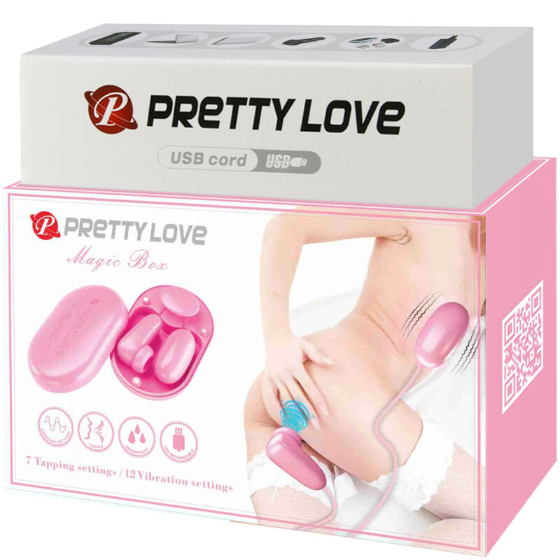 PRETTY LOVE - MAGIC BOX KULA WIBRUJĄCA I RÓŻOWY STYMULATOR