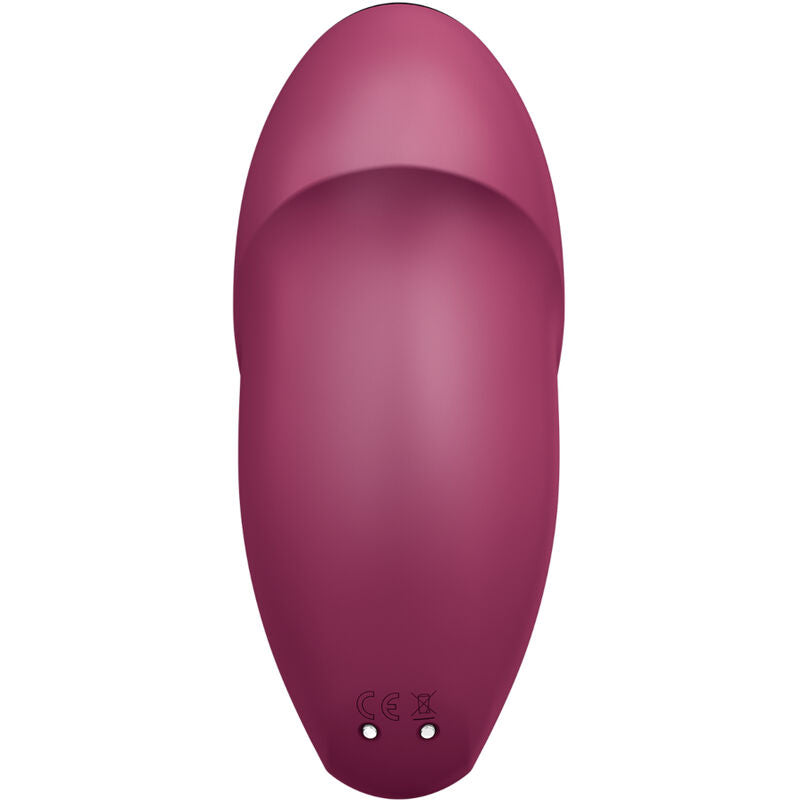 SATISFYER - TAP & CLIMAX 1 WIBRATOR NAKŁADANY CZERWONY